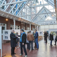 Ausstellungseröffnung, »Übergänge« EWE-Kunstparkhaus, Strausberg, April 2016