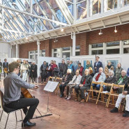 Ausstellungseröffnung, »Übergänge« EWE-Kunstparkhaus, Strausberg, April 2016