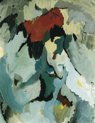 Drei Tage vor Californien I, 1992<br />
Gouache auf Papier (4-teilig, Blatt I), 90 X 70 cm