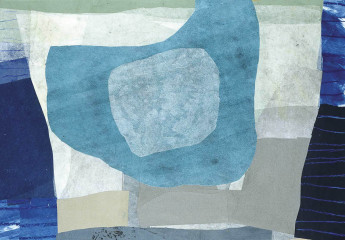 Femina, 1995<br />
Verschiedene Papiere, Reisschleim, Kreide, Acryl, 57 x 80 cm